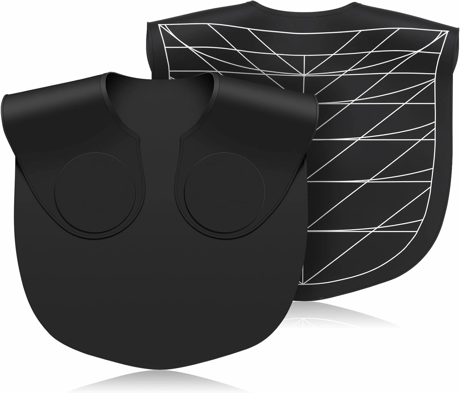 Noverlife Large Silicone Hair Cutting Guide Collar with Haircut Guidelines, Weighted Neck Wrap Haircutting Pad for Salon