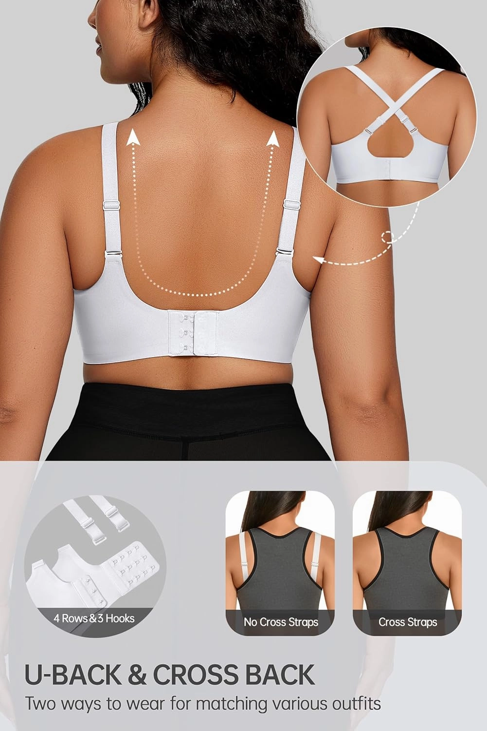 OEAK Women Comfortable Push Up Bras Wireless Seamless Full Coverage Bralette Buttery Soft Everyday Tshirt Bra Convertible Bra