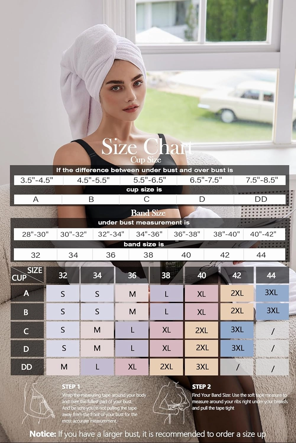 OEAK Women Comfortable Push Up Bras Wireless Seamless Full Coverage Bralette Buttery Soft Everyday Tshirt Bra Convertible Bra