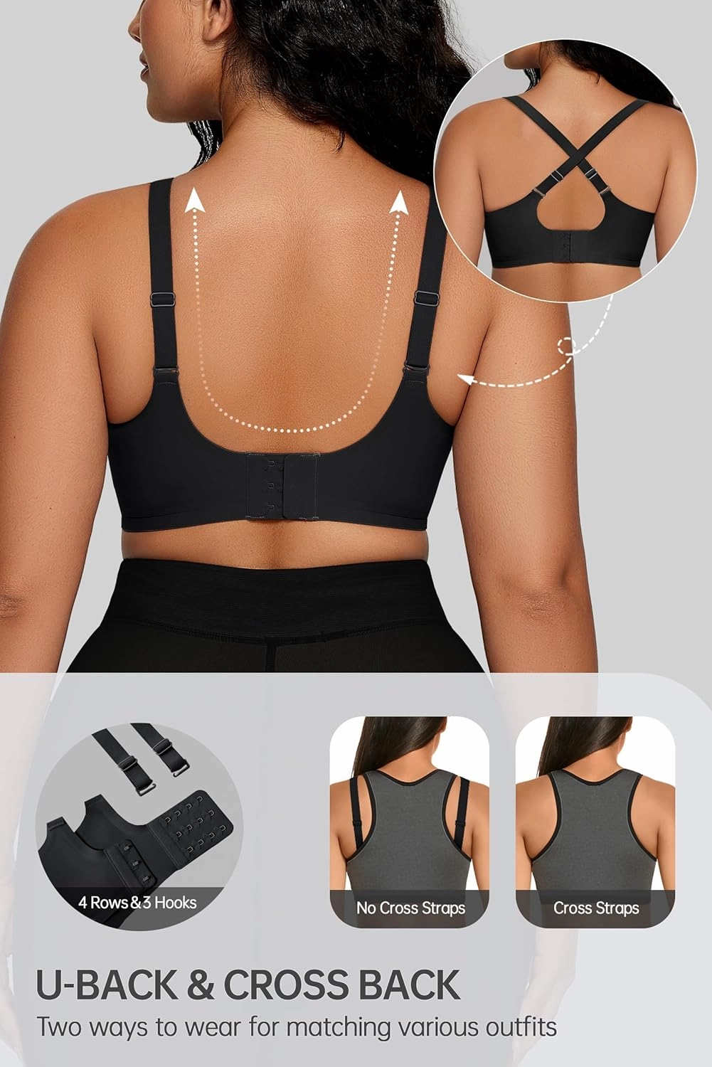 OEAK Women Comfortable Push Up Bras Wireless Seamless Full Coverage Bralette Buttery Soft Everyday Tshirt Bra Convertible Bra