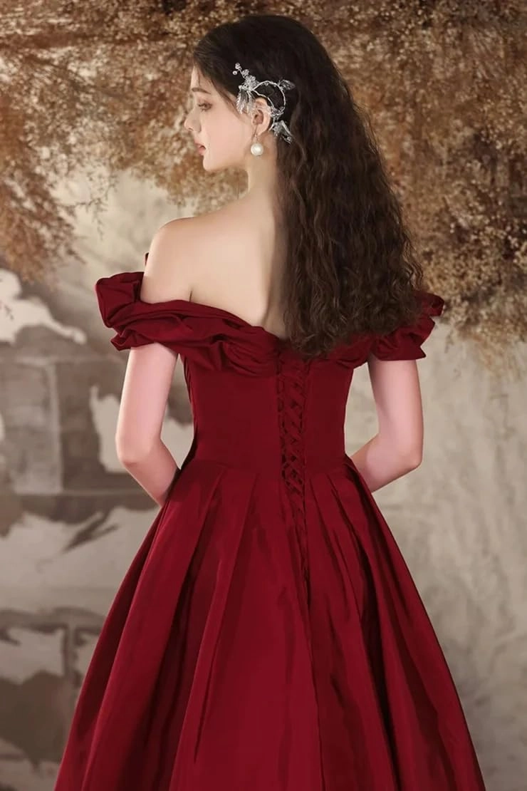 Off The Shoulder Strapless Prom Dress for Women A Line Long Elegant Evening Ball Gown 2025