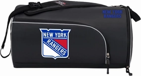 Officially Licensed NHL "Squadron" Duffel Bag, Black, 20" x 10.75" x 10.75"