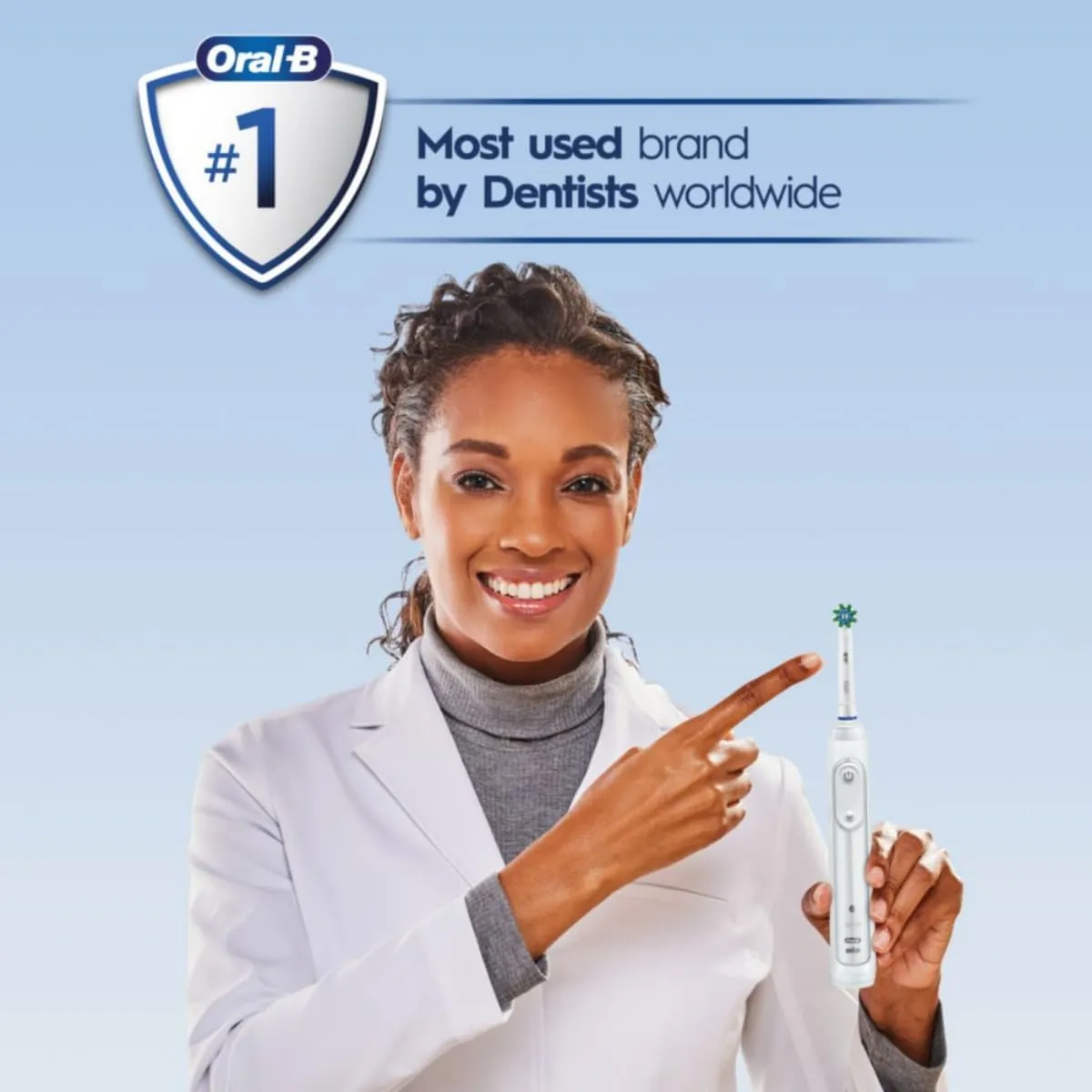 Oral-B Smart 5000 Rechargeable Electric Powered Toothbrush, Black with Travel Case and Bluetooth - Visible Pressure Sensor to Protect Gums - 5 Cleaning Modes - 2 Minute Timer