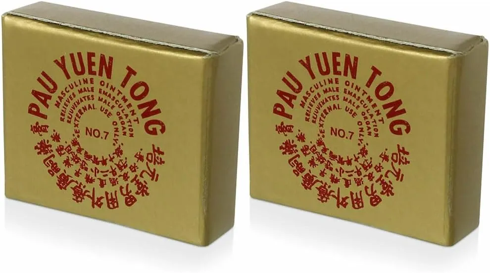Original PAU Yuen Tong Balm | Old Chinese Balm (Pack of 2)
