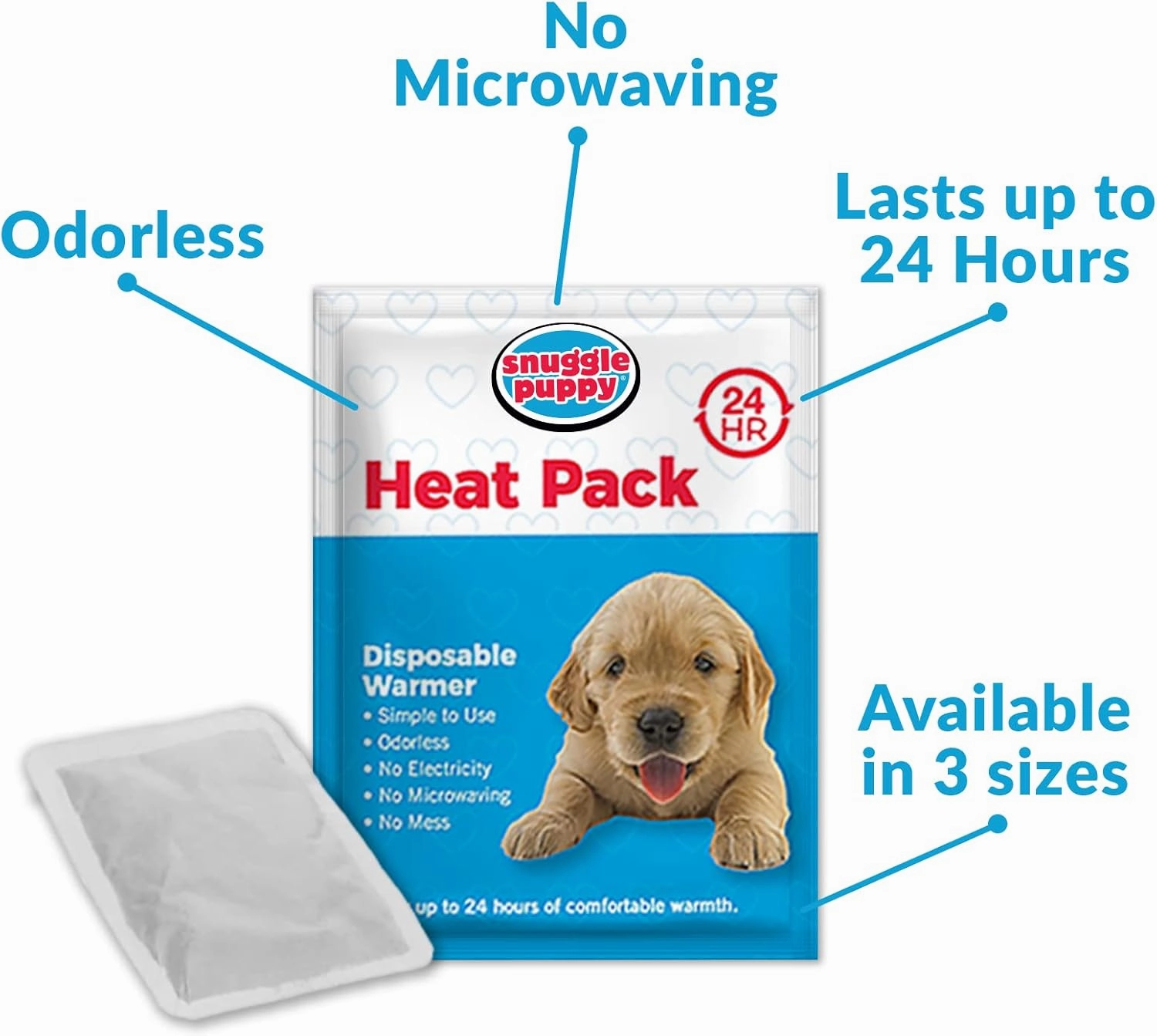 Original Snuggle Puppy Toys - Heartbeat Puppy for Dogs - Pet Anxiety Relief and Calming Aid - Comfort Dog Toys for Behavioral Training in Biscuit