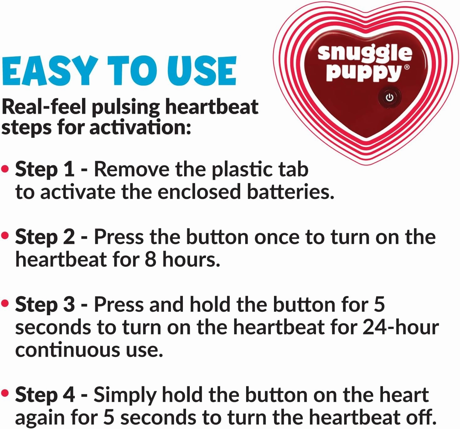 Original Snuggle Puppy Toys - Heartbeat Puppy for Dogs - Pet Anxiety Relief and Calming Aid - Comfort Dog Toys for Behavioral Training in Biscuit