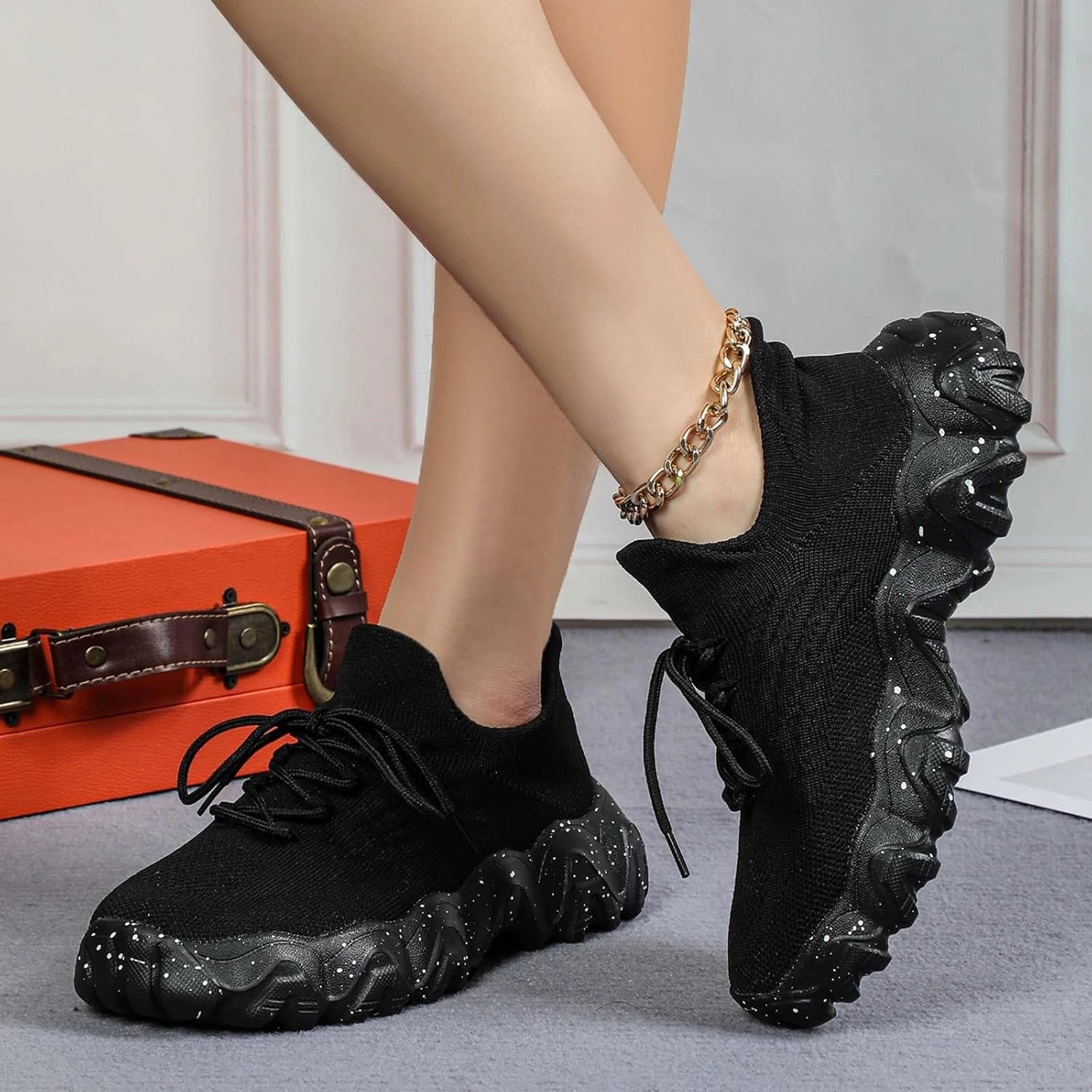 Ortho Pro Shoes for Women, Nurse Babe Shoes,Ortho Pro Women's Classic Shoes, Women's Lace Up Mesh Orthopedic Sneakers