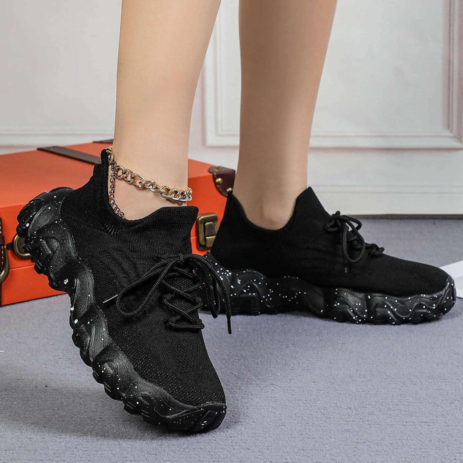 Ortho Pro Shoes for Women, Nurse Babe Shoes,Ortho Pro Women's Classic Shoes, Women's Lace Up Mesh Orthopedic Sneakers