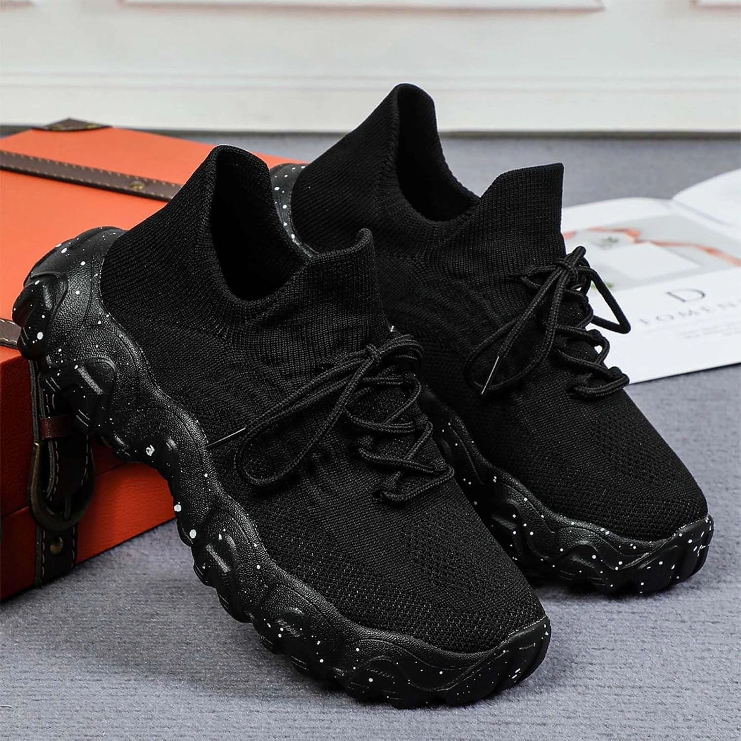 Ortho Pro Shoes for Women, Nurse Babe Shoes,Ortho Pro Women's Classic Shoes, Women's Lace Up Mesh Orthopedic Sneakers