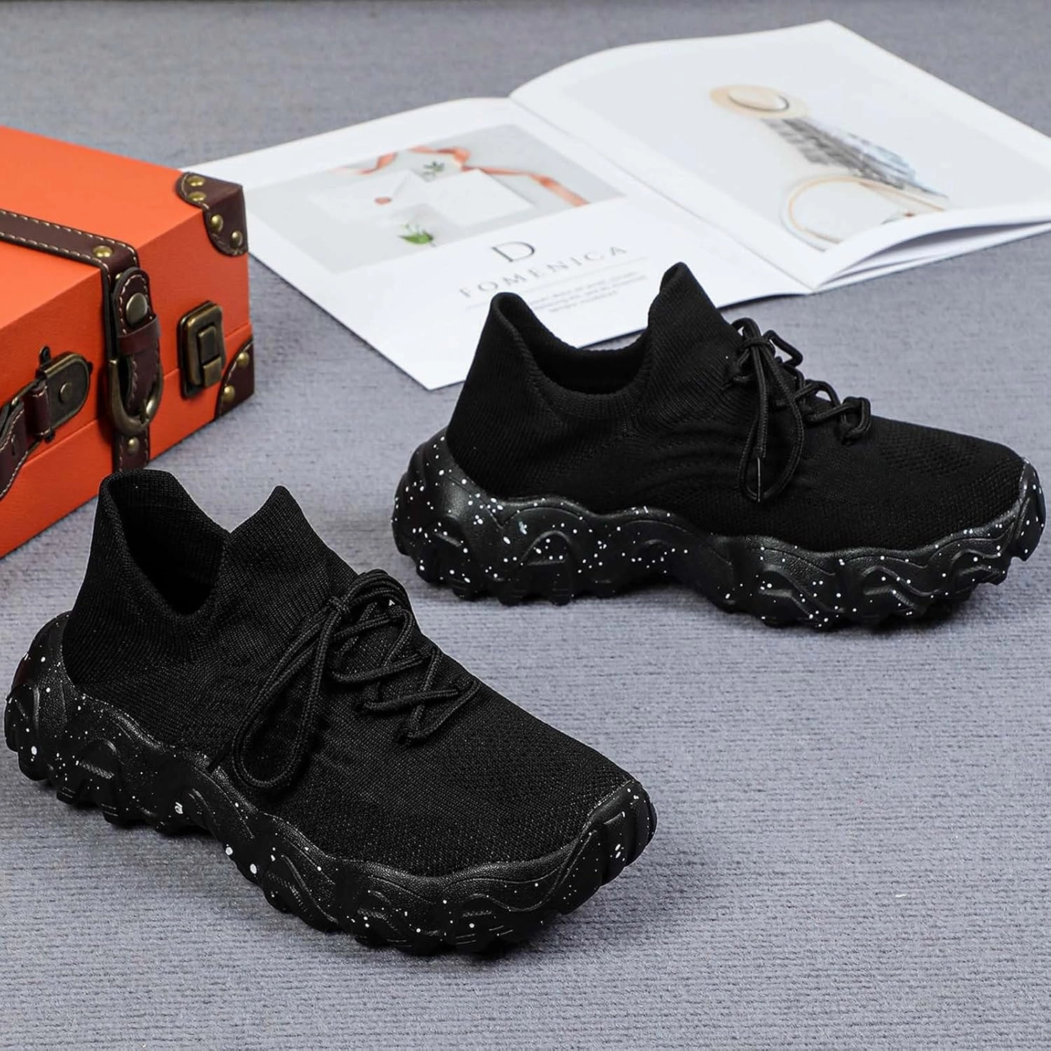 Ortho Pro Shoes for Women, Nurse Babe Shoes,Ortho Pro Women's Classic Shoes, Women's Lace Up Mesh Orthopedic Sneakers