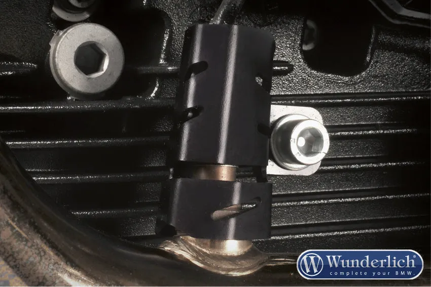 Oxygen sensor guard left - black
