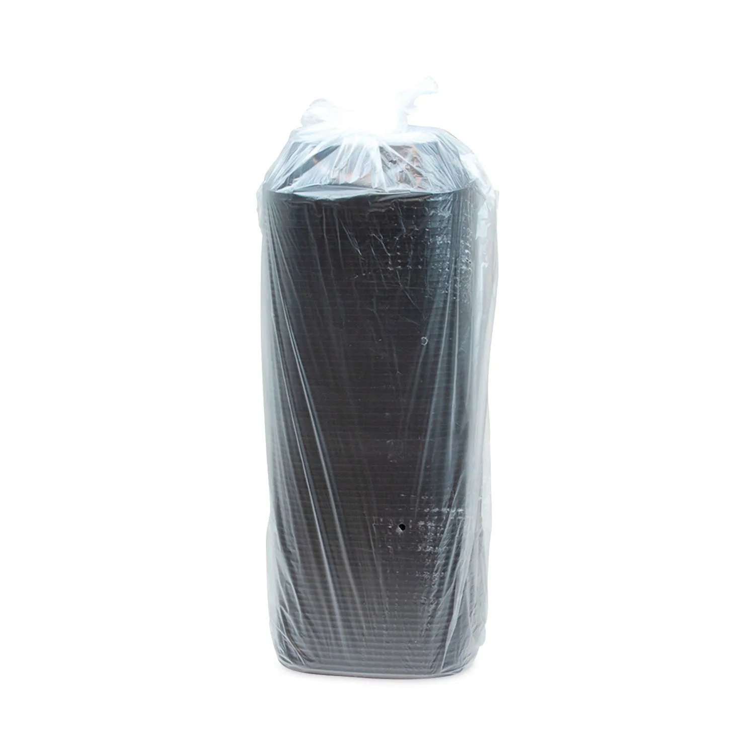 Pactiv Evergreen EarthChoice Square Recycled Bowl, 24 oz, 7 x 7 x 1.52, Black, Plastic, 300/Carton