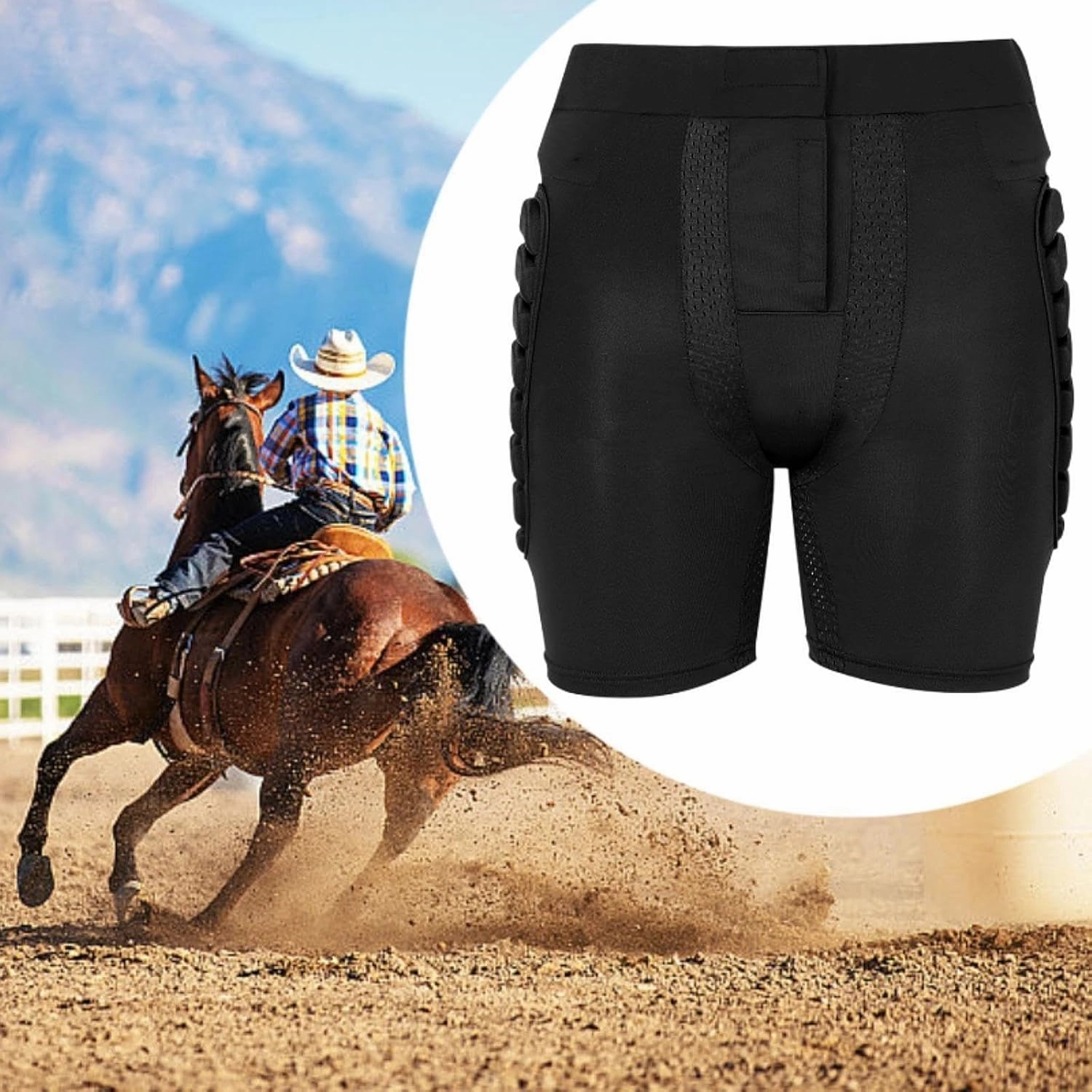 Padded Shorts Hip Guard for Fall Protection Butt Pad Comfortable Multifunction Thickened Protector Gear for Skateboarding Ski
