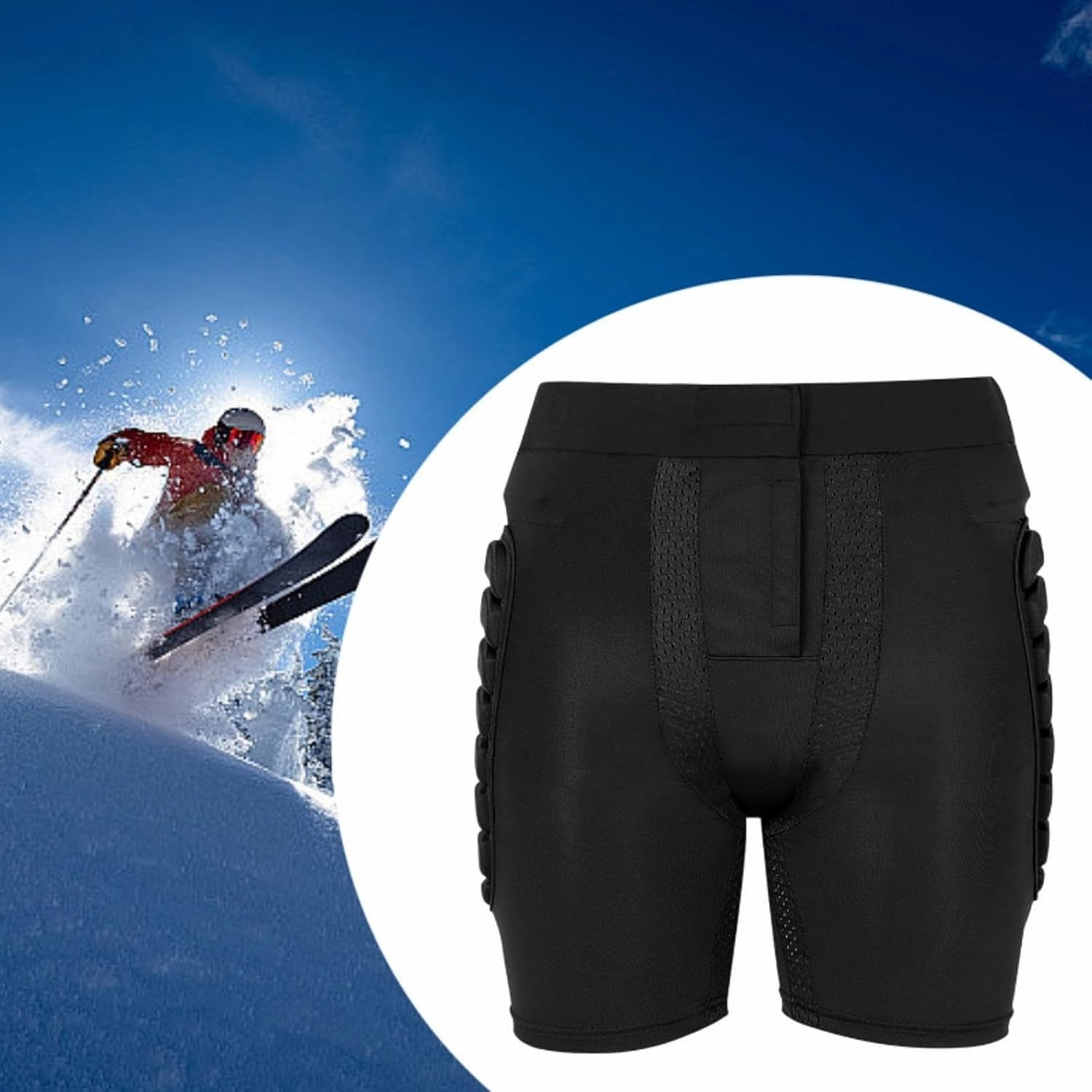 Padded Shorts Hip Guard for Fall Protection Butt Pad Comfortable Multifunction Thickened Protector Gear for Skateboarding Ski