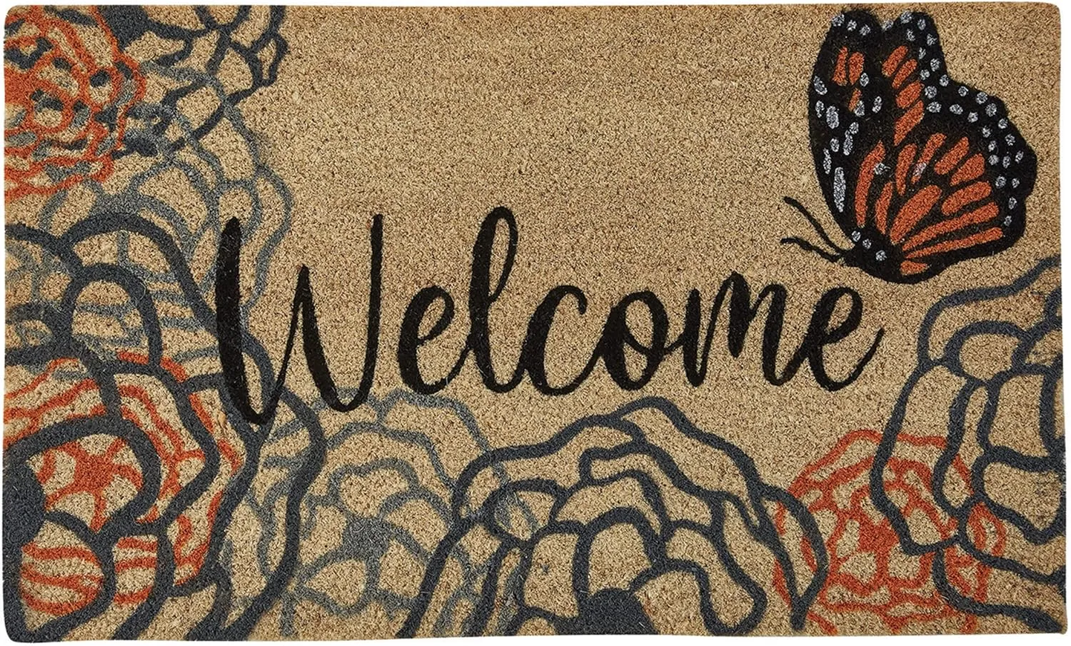 Park Designs Apricot & Stone Doormat 1'6''x2'6''