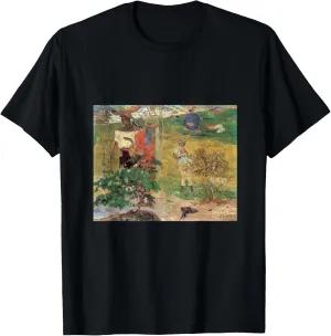 Paul Gauguin Conversation Tropiques Vintage Retro Graphic T-Shirt