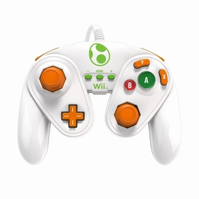 PDP Wired Fight Pad for Wii U - Yoshi (Renewed)