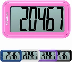 Pedometer for Walking Steps, 3D Accurate Simple Pedometer, Step Counter for Kids Men Women Seniors, Step Tracker with Clip Lanyard