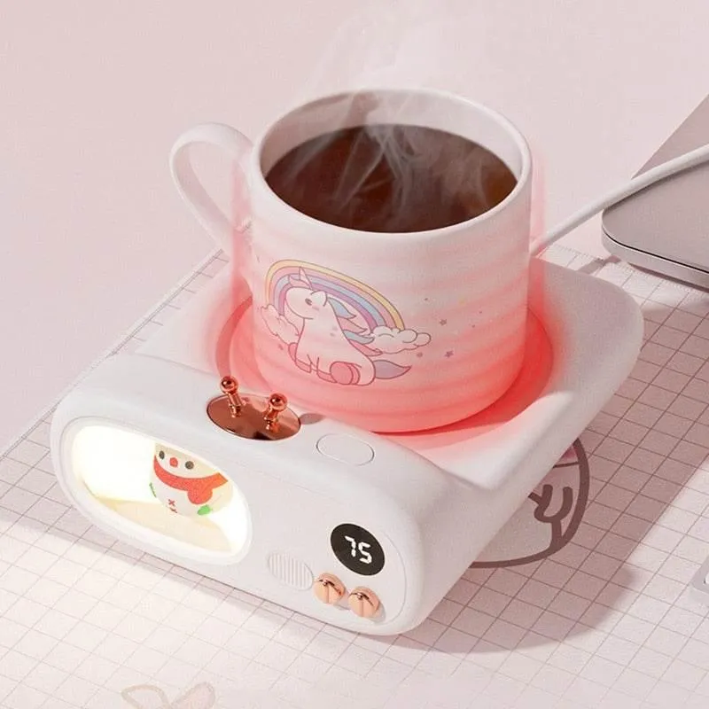 Pet Coffee Warmer Coaster - Smart Cute Design