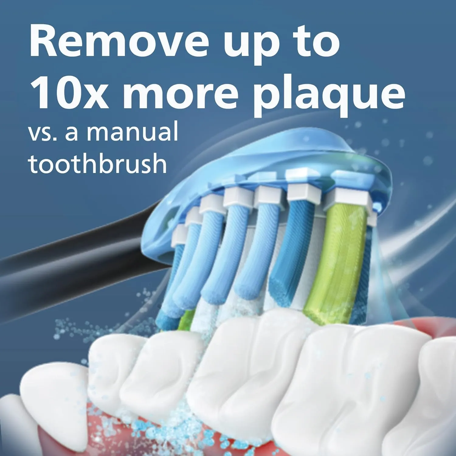 PHILIPS Sonicare 9000 Special Edition Rechargeable Toothbrush, Blue/Black, HX9911/92