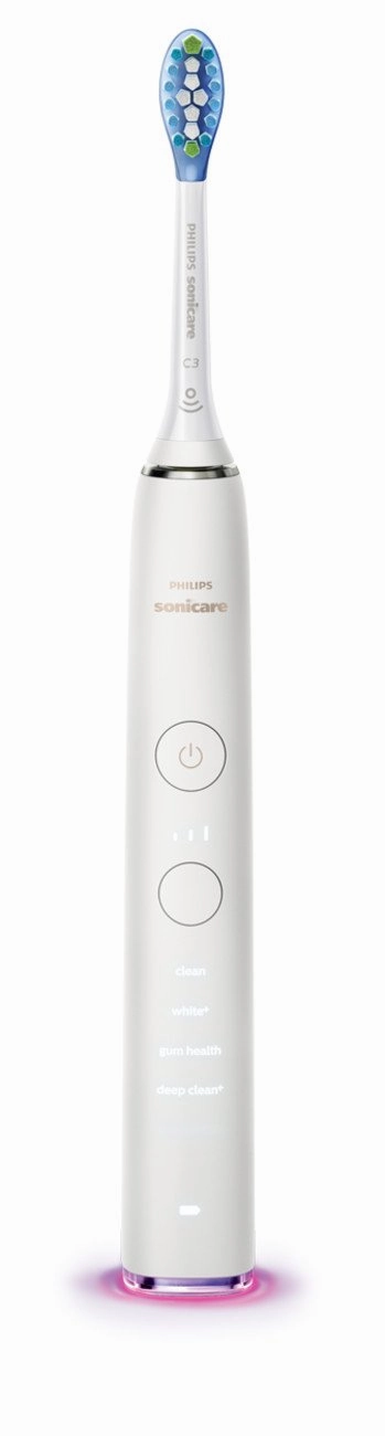Philips Sonicare Diamond Clean Smart Electric Rechargeable Toothbrush for Complete Oral Care, 9300 Series - HX9903/30, White, 2.31 Pound