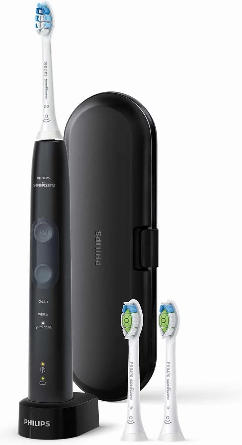 Philips Sonicare ProtectiveClean 5300 Rechargeable Electric Toothbrush - Plaque Control with Pressure Sensor, Up to 2 Weeks Operating Time