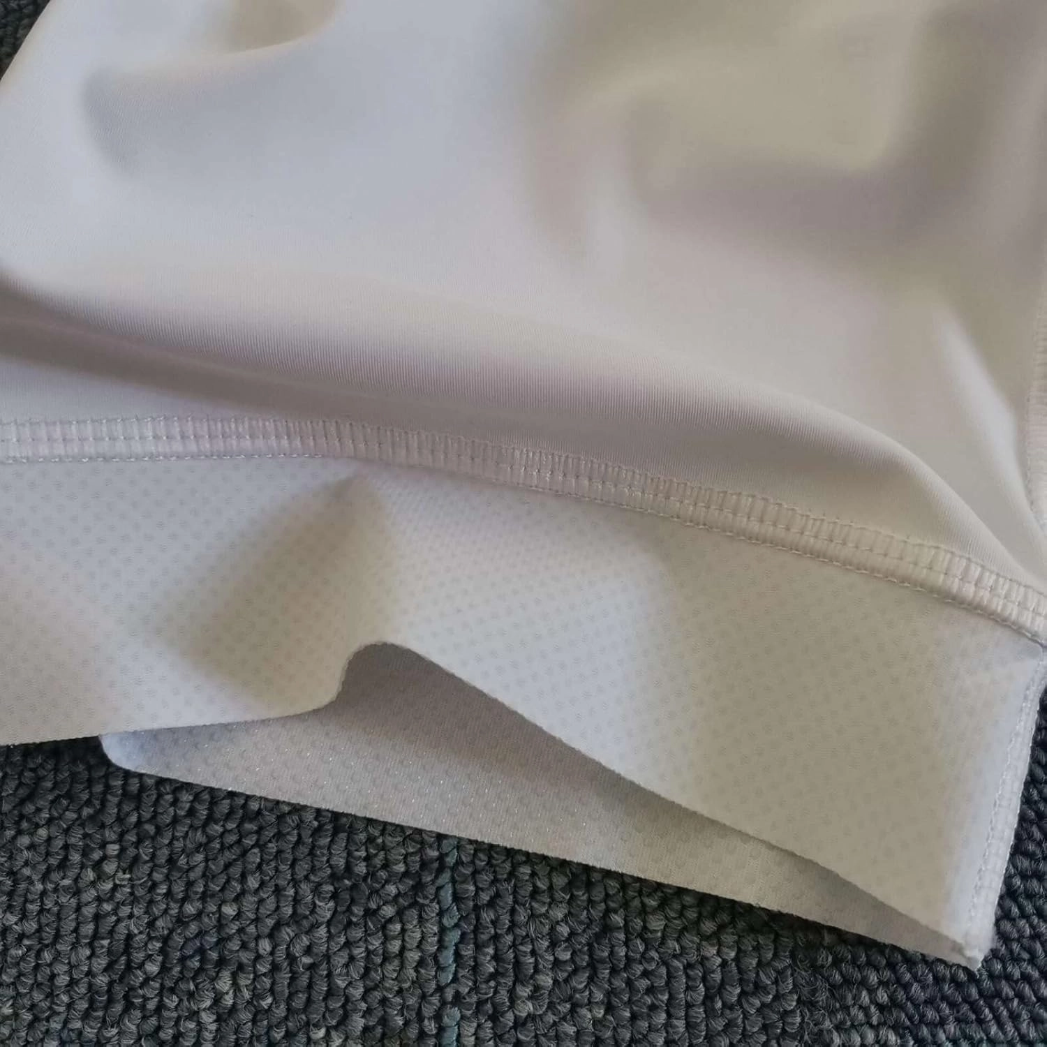 Plain Color White Laser Cut Cuff Professional Bike Cycling Bib Shorts for Men Women Gel Paddal