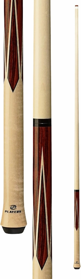 Players Exotics E-JC Birds-Eye Maple and Rengas Jump Pool Cue