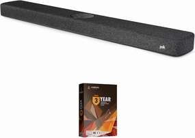 Polk React-SOUNDBAR React Home Theater Soundbar with Built-in Assistant with an Additional 2 Year Extended Amber Protection (2021)