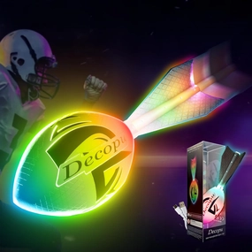 Premium Foam Glow in The Dark Football, Latest LED Light up Football, Color-Changing-Perfect Birthday&Camping Gift for Kids 8-15 ,Sports&Outdoors Toys for Ages Kids 8 9 10 11 12 13 14 15