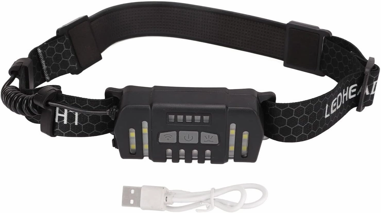 Premium Rechargeable Headlamp, Versatile LED Headlight with XPG and COB Light Sources for Outdoor Enthusiasts