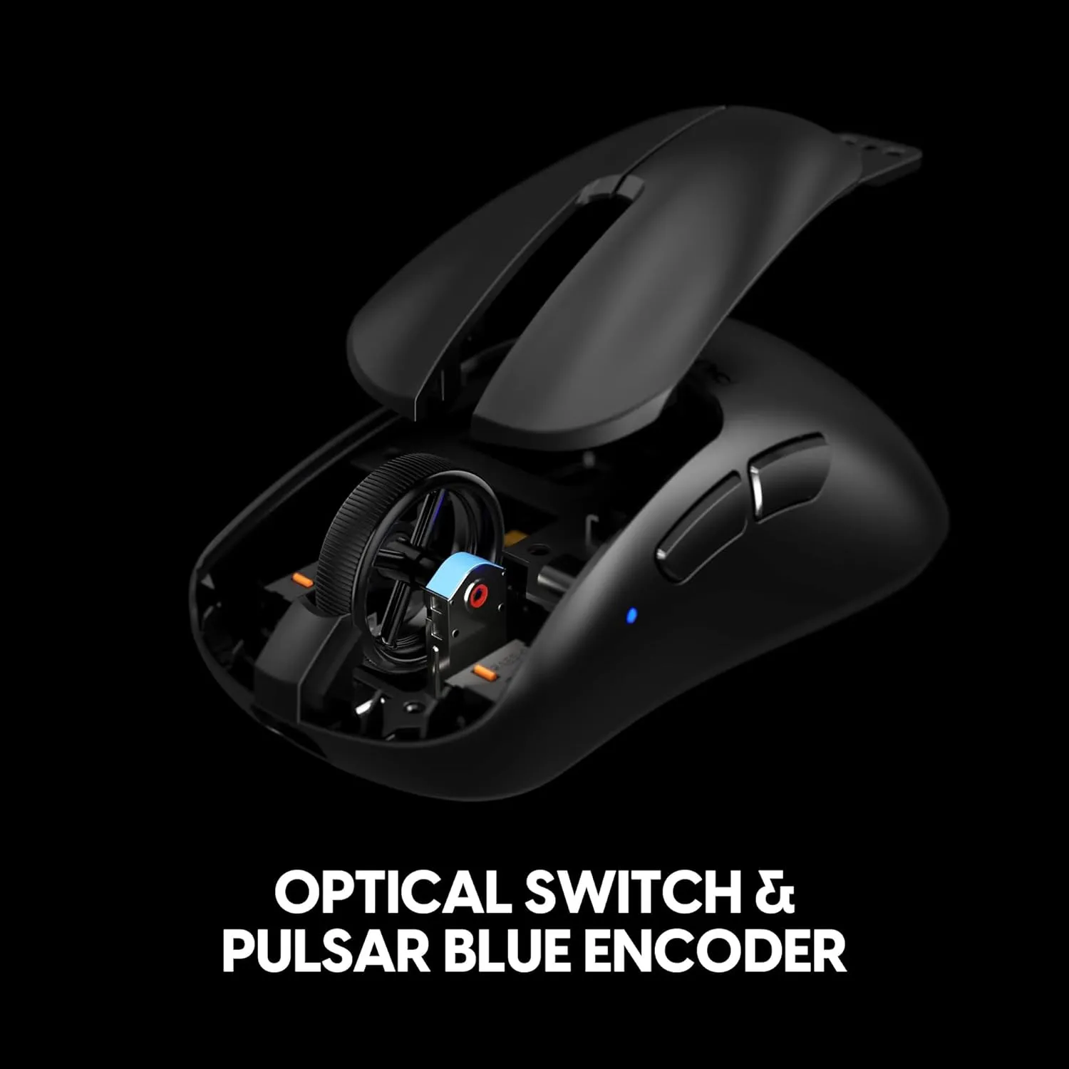 Pulsar Gaming Gears Xlite v4 Wireless Gaming Mouse, Ultra Lightweight 1.9 oz (54g), Ergonomic, Optical Switch, 32000 DPI, 750 IPS, XS-1 Sensor, 8k Compatible (Medium, White)