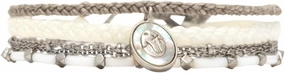 Pura Vida Bracelets Pack Silver Frost Style Pack - 3-Piece Boho Bracelet Stack