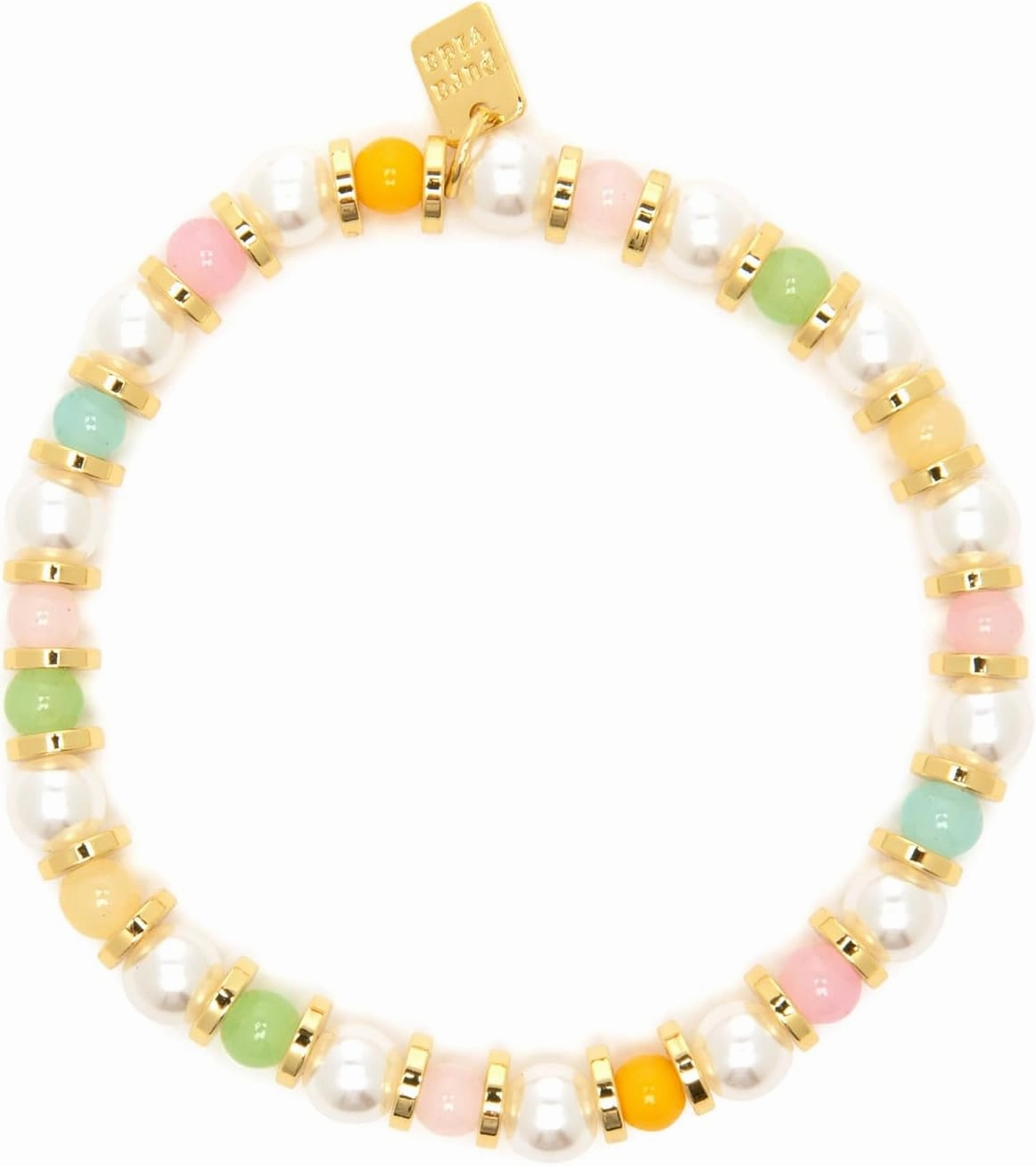 Pura Vida Bracelets Pearl Bloom Beaded Stretch Bracelet for Women - One Size