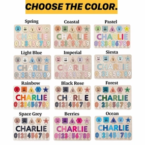 Puzzles for Toddlers Boy and Girl, Personalized Name Puzzle, 12 Month Toy, Gifts for 0 1 2 3 Years Old, Baby Gifts, Baby Shower, Christmas, New Baby Gift, 0 3 6 9 12 18 24 36 Months