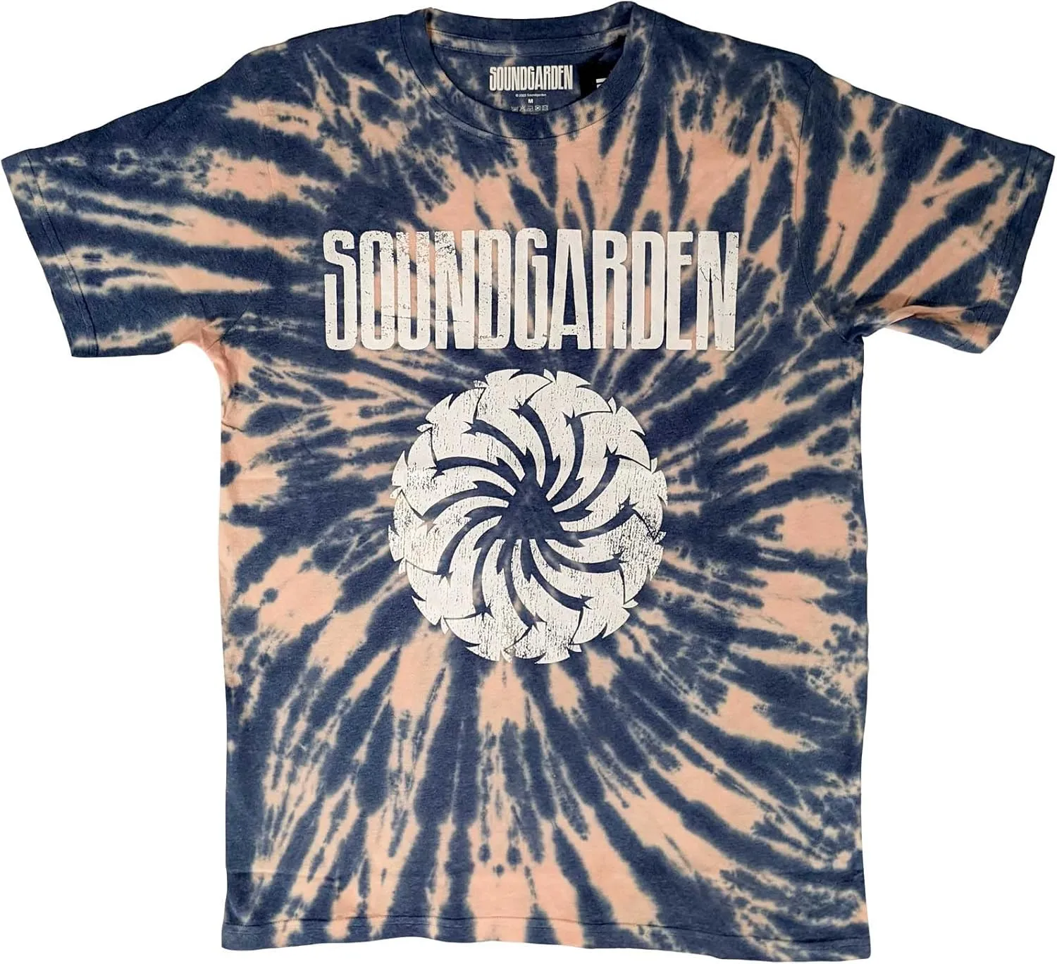 Radiohead Note Pad Cut Out Faded Print Logo T-Shirt