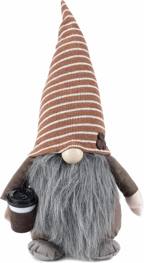 Rae Dunn Kitchen Gnome - Home Decor Decorations - Scandinavian/Swedish/Nordic Tomte Nisse Plush Figurine - 19" Elf with Beard Ornament for Shelf, Table, Desk Décor