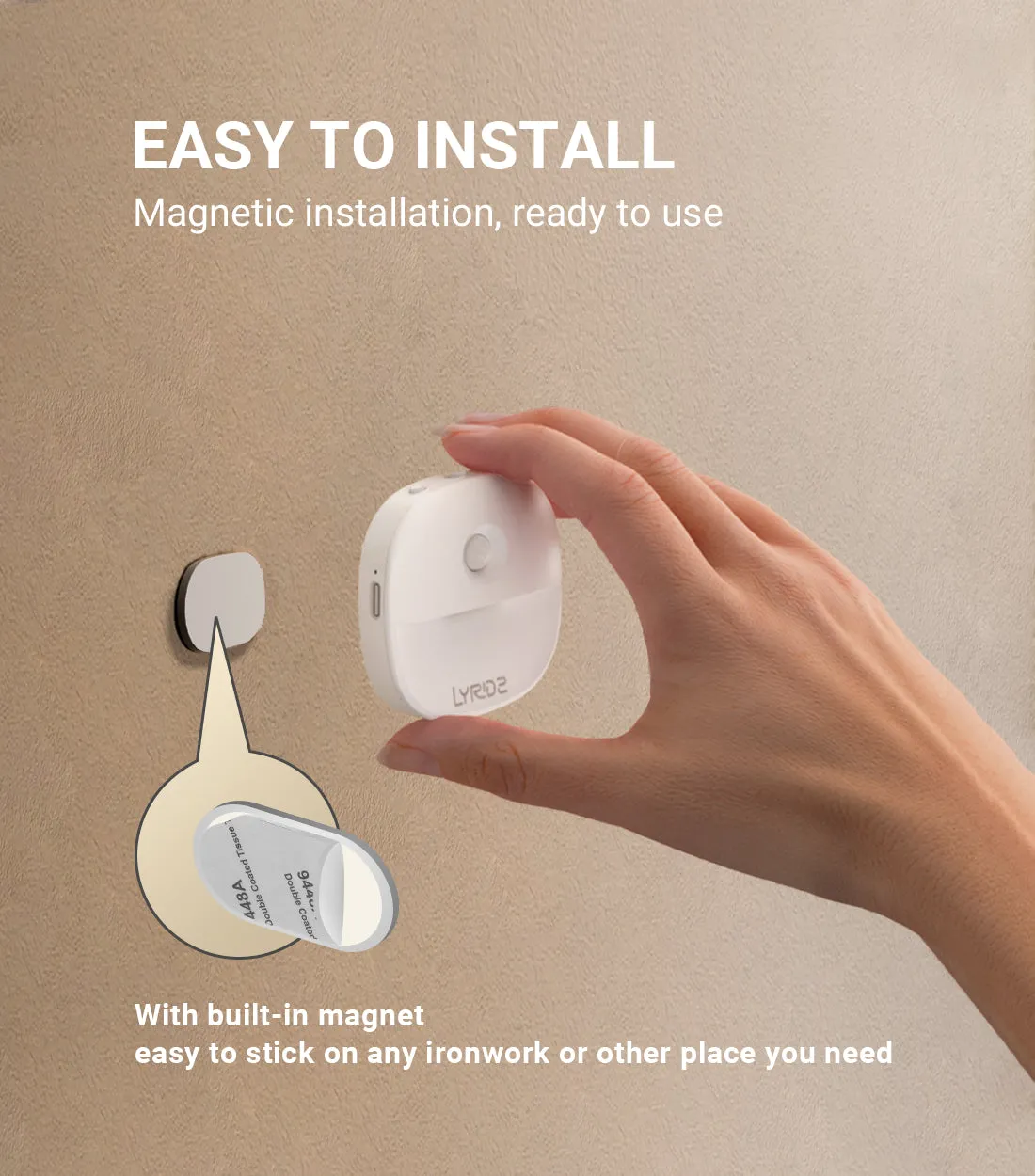 Rechargeable Motion Sensor Night Light A5126