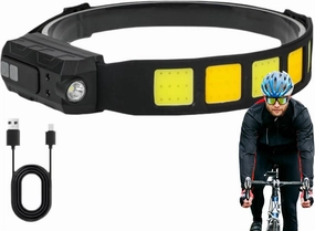 Rechargeable Led Headlight,Head Lamps Led Rechargeable | USB Rechargeable High-Performance Head Light for Storm, Survival