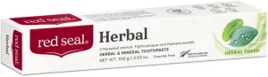 Red Seal Herbal Toothpaste – with No Fluoride, Parabens, Artificial Sweeteners or Colors – A Herbal Based Toothpaste Enhanced with Chlorophyll Suitable for Whole Family 3.88oz