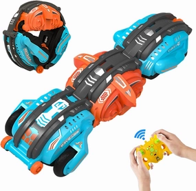 Remote Control Car, RC Stunt Snake Car 360° Roll with Hand Gesture Sensing and Touch Rotation, Super Fast Racing Car for Christmas Birthday Gift, Indoor/Outdoor Toys for 6-12 Year Old Boys Girls