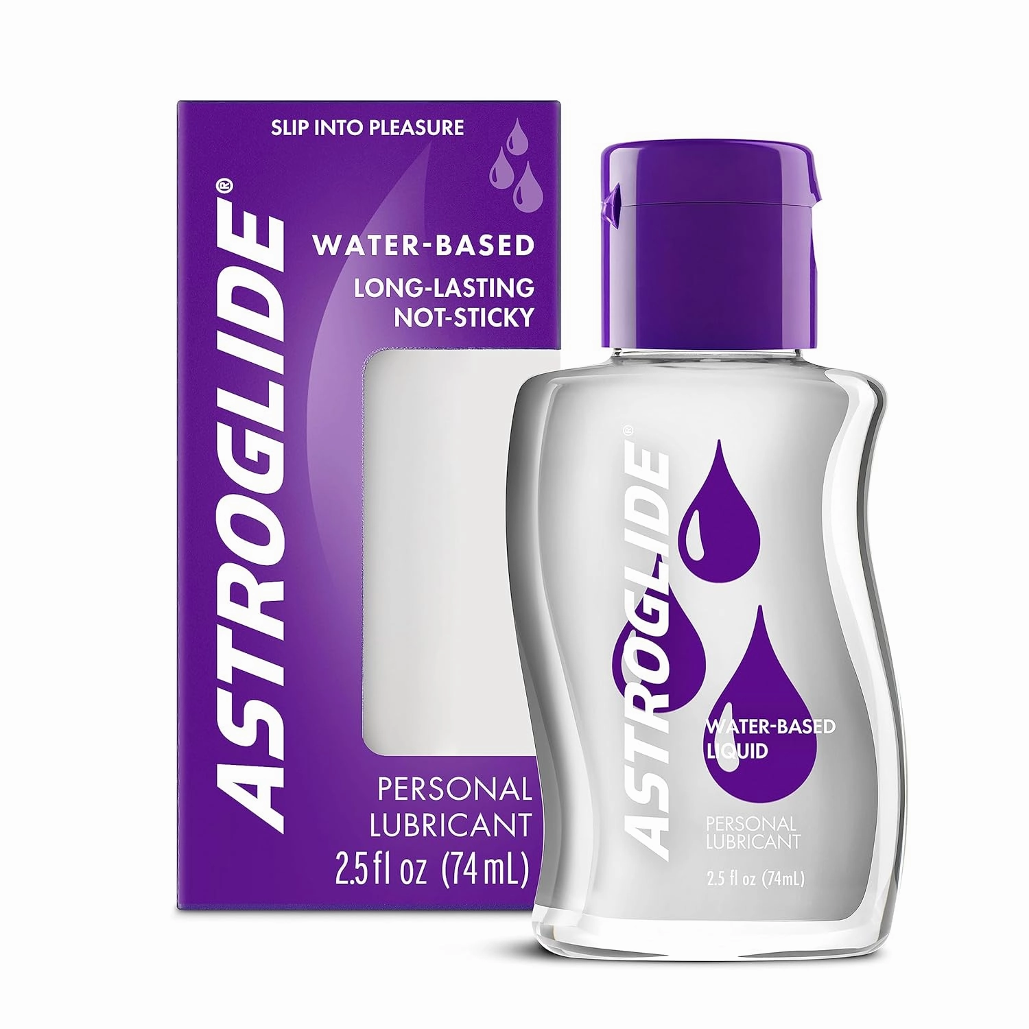 Replens Vaginal Moisturizer 8ct Bundle with Astroglide Personal Lubricant 2.5oz