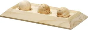 Rody Brain Train Board 3 Balls Length 30 cm Width 15 cm Height 6 cm Natural