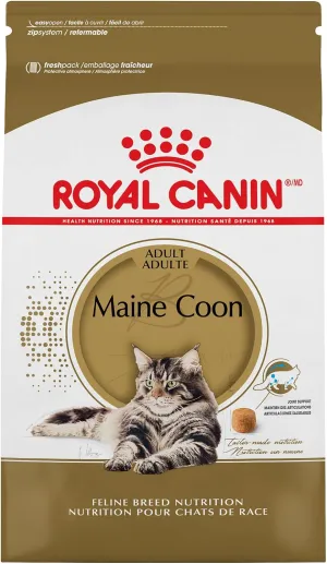 Royal Canin Maine Coon Breed Adult Dry Cat Food, 14 lb bag