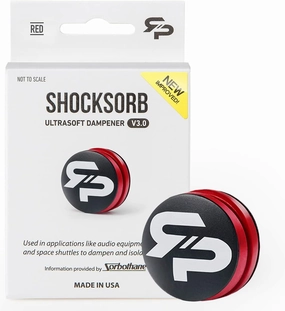 RTP Tennis Racket Vibration Dampener - ShockSorb Original or Ultrasoft V3 The Only Dampener Made for Pain Relief - Handcrafted with Patented Material Sorbothane Made in USA - 1 Pack Limited Warranty