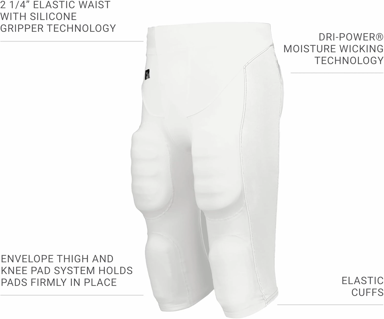 Russell Athletic Men's Beltless Football Pant