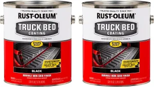 Rust-Oleum 342669-2PK Truck Bed Coating, Gallon, Black, 1 Gallon (Pack of 2)