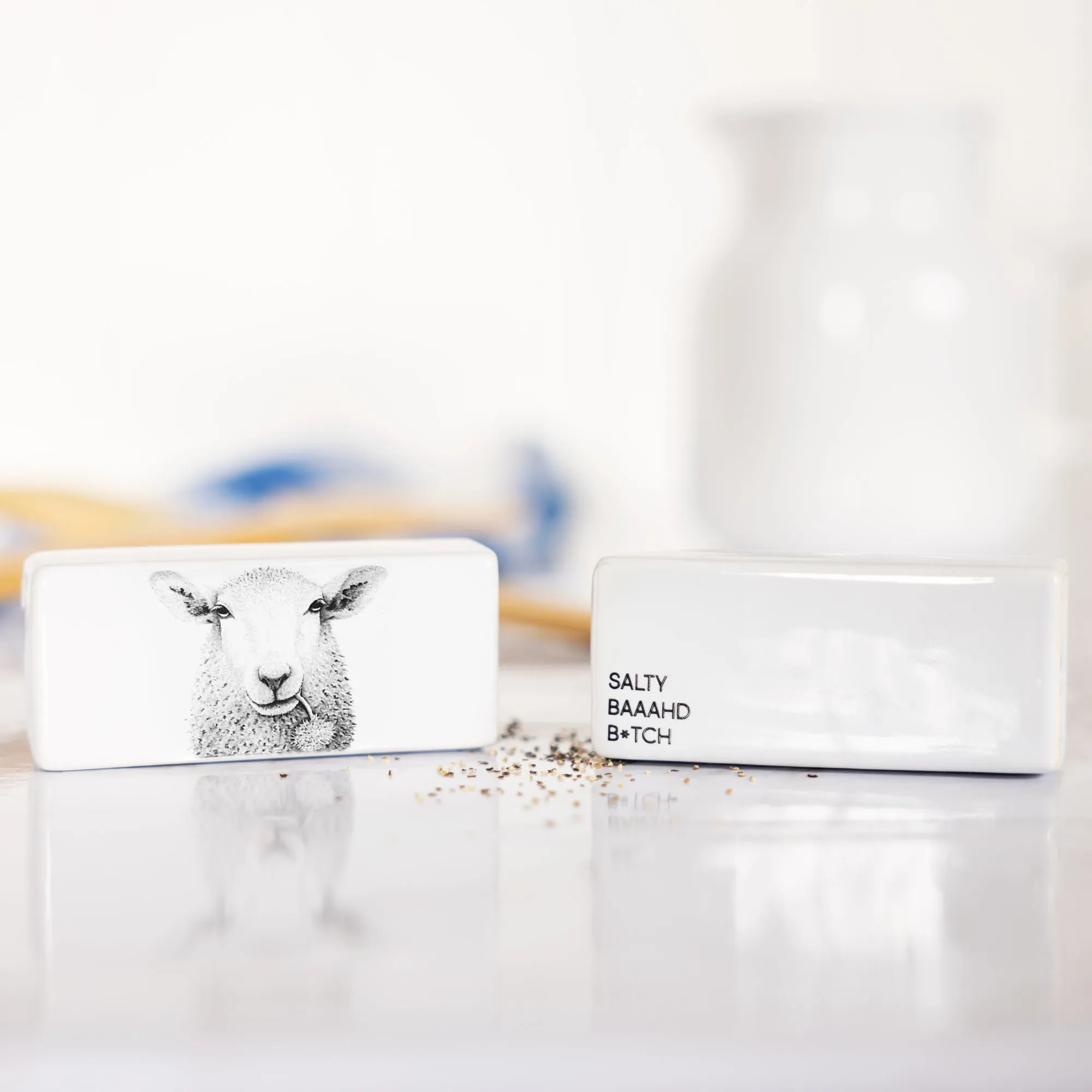 Salty Salt & Pepper Shaker Set