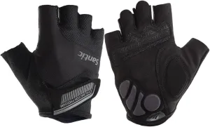 Santic Classic Fingerless Cycling Gloves with Shock-Absorbing Foam Pad Breathable Half Finger Moutain Bike Bicycle Riding Gloves for Men and Women