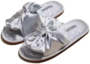 Satin Bride Slippers Bow Slippers for Women Cute Slipper Women Summer Guest Slipper